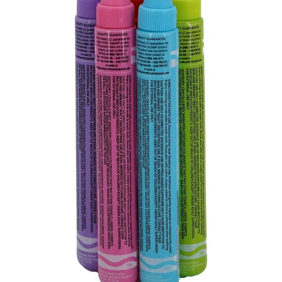 Crayola Colorful Assorted Body Wash Pens Multicolor Lot of 5 Children 3+ New - Picture 3 of 3
